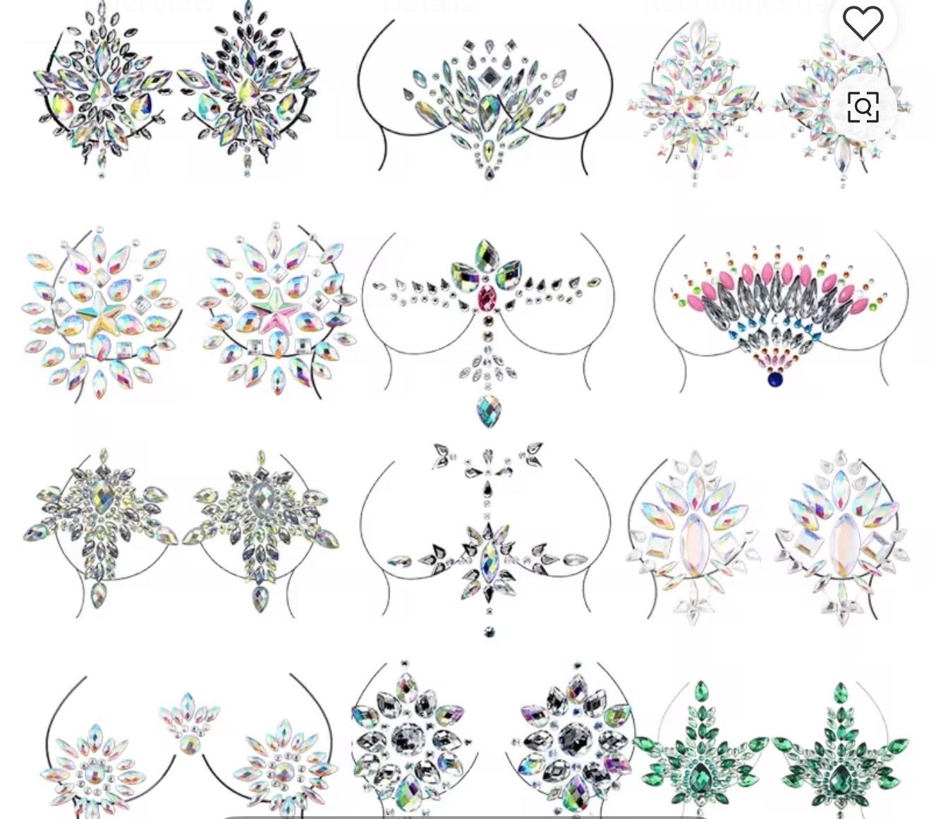 Crystal Aura Body Jewelry