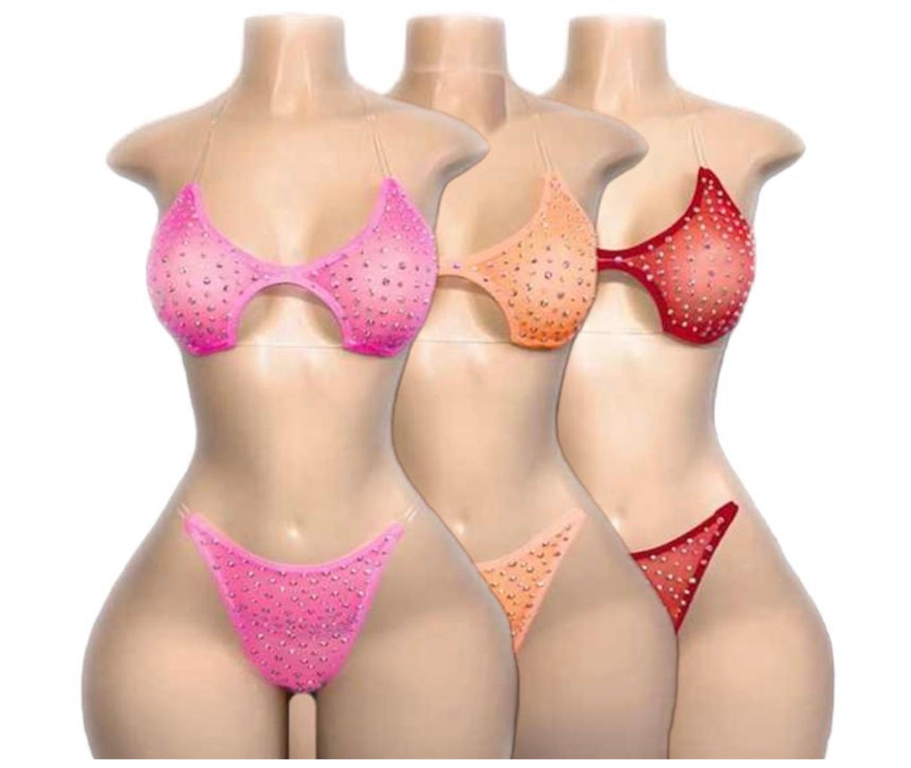 Set lenceria brillante